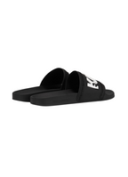 Black Karl Lagerfeld Kondo beach slides - bamn.