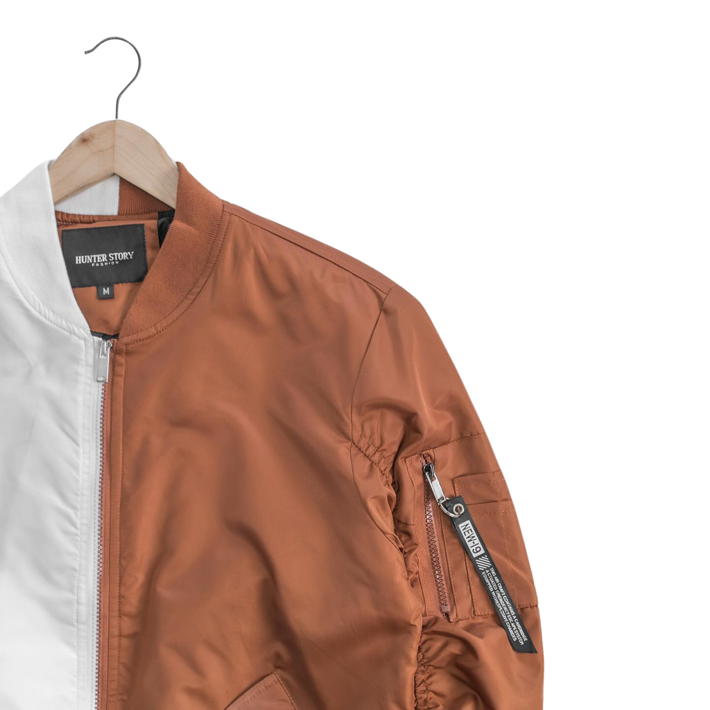 Men's Dual-Tone Bomber Winter Jackets - bamn.