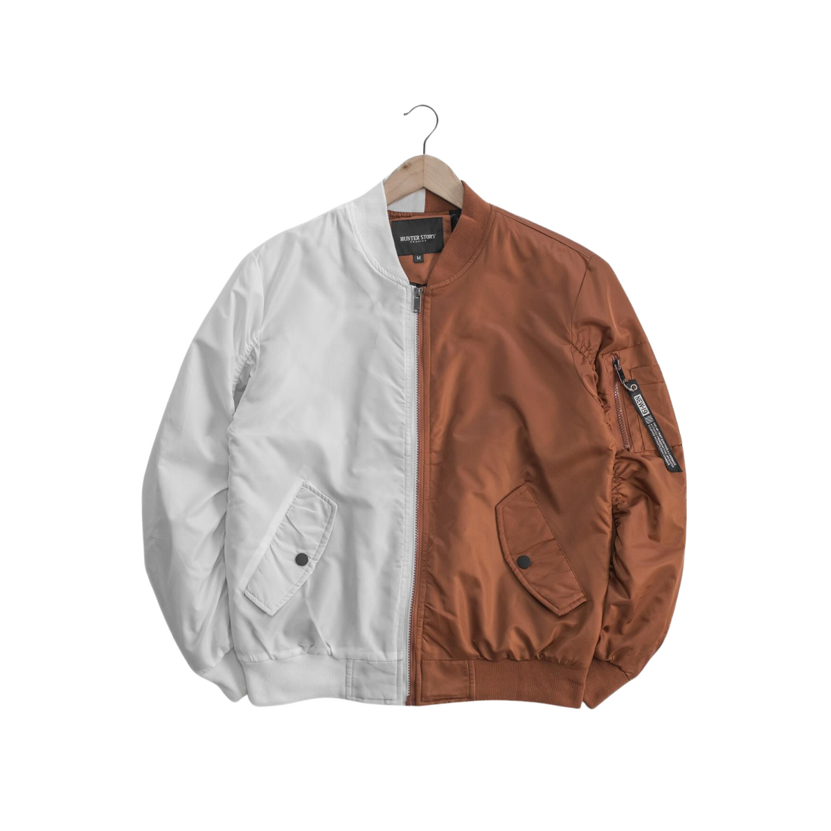 Men's Dual-Tone Bomber Winter Jackets - bamn.