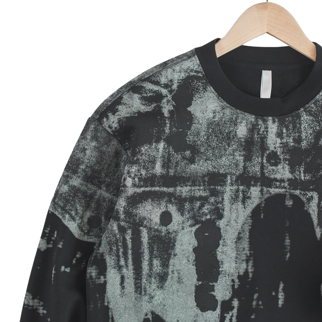Men Faded Concrete Sweater - bamn.