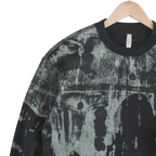 Men Faded Concrete Sweater - bamn.
