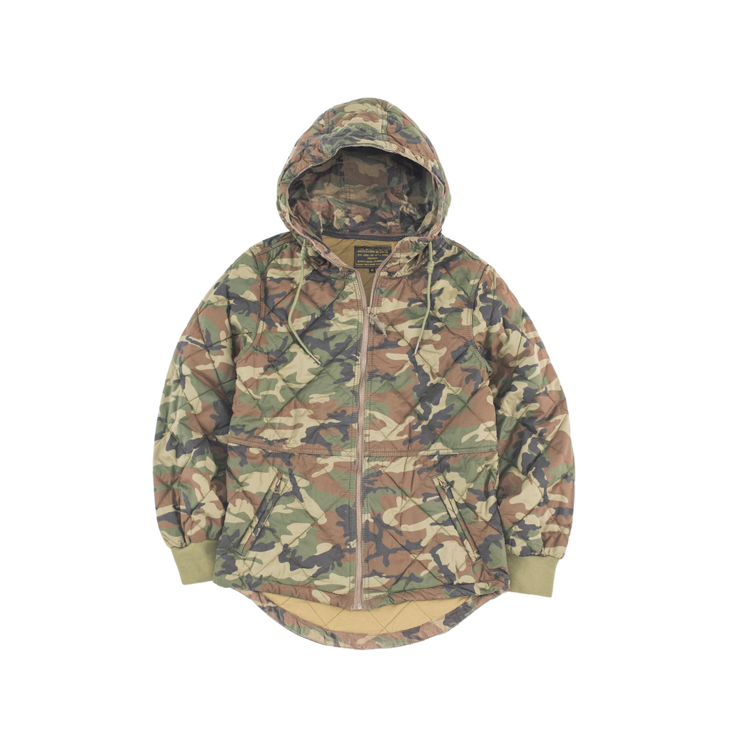Men's Camo Zip Up Jacket - bamn.