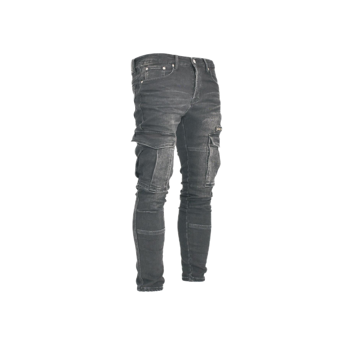Men's Stacked Cargo Denim Jeans - bamn.