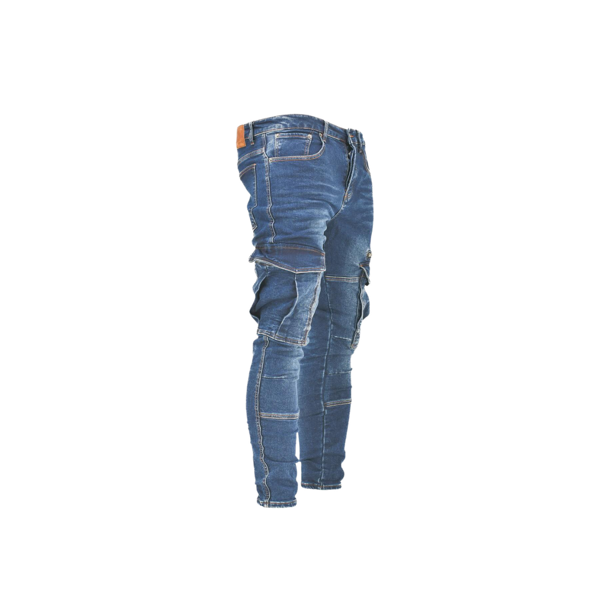 Men's Stacked Cargo Denim Jeans - bamn.