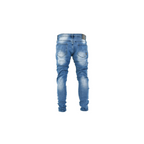 Men's Distressed Skinny Denim Jeans - bamn.