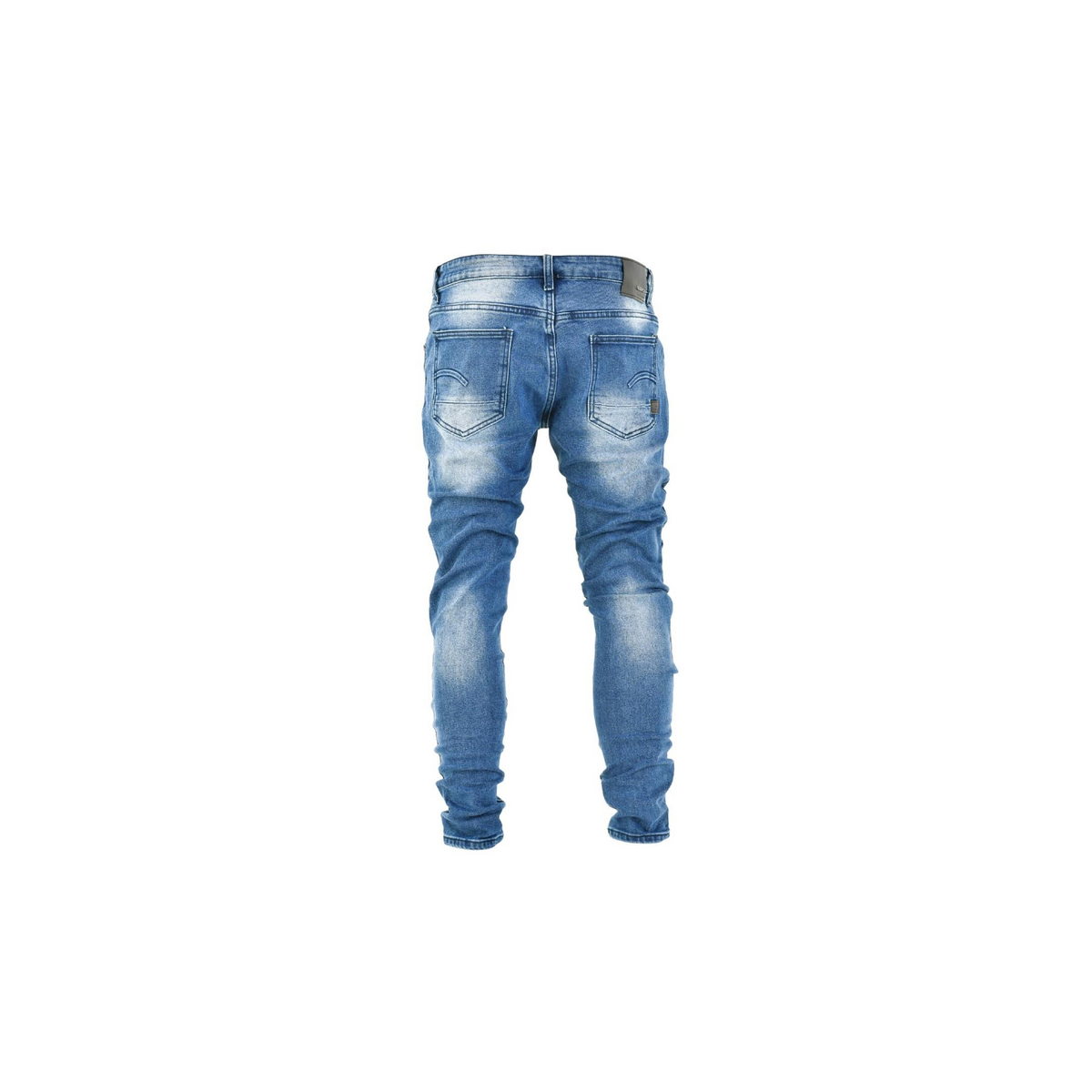Men's Distressed Skinny Denim Jeans - bamn.