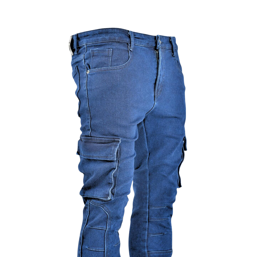 Men’s Utility Slim Fit Cargo Jeans - bamn.