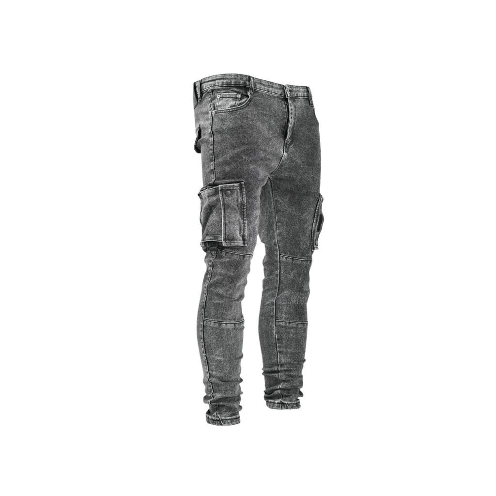 Men's Urban Tactical Cargo Skinny Jeans - bamn.