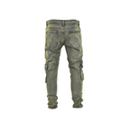 Men's Stone Fade Tactical Cargo Denim Jeans - bamn.