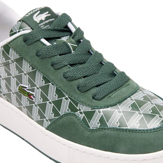 Lacoste Ace Clip Leather Monogram Sneakers - bamn.