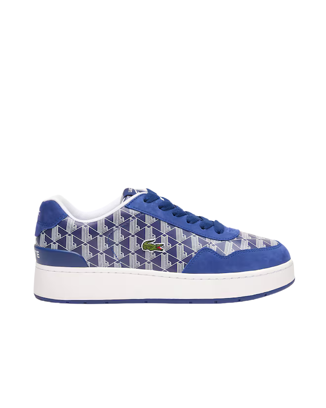 Men's Ace Clip Leather Monogram Sneakers - bamn.