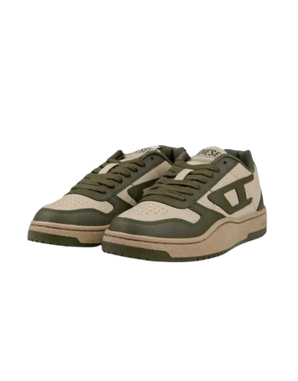 Diesel S-Ukiyo Brown Low Sneakers - bamn.