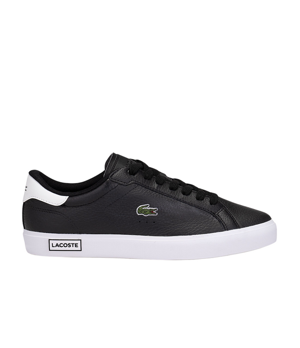Men's Lacoste Power Court Black Sneakers - bamn.