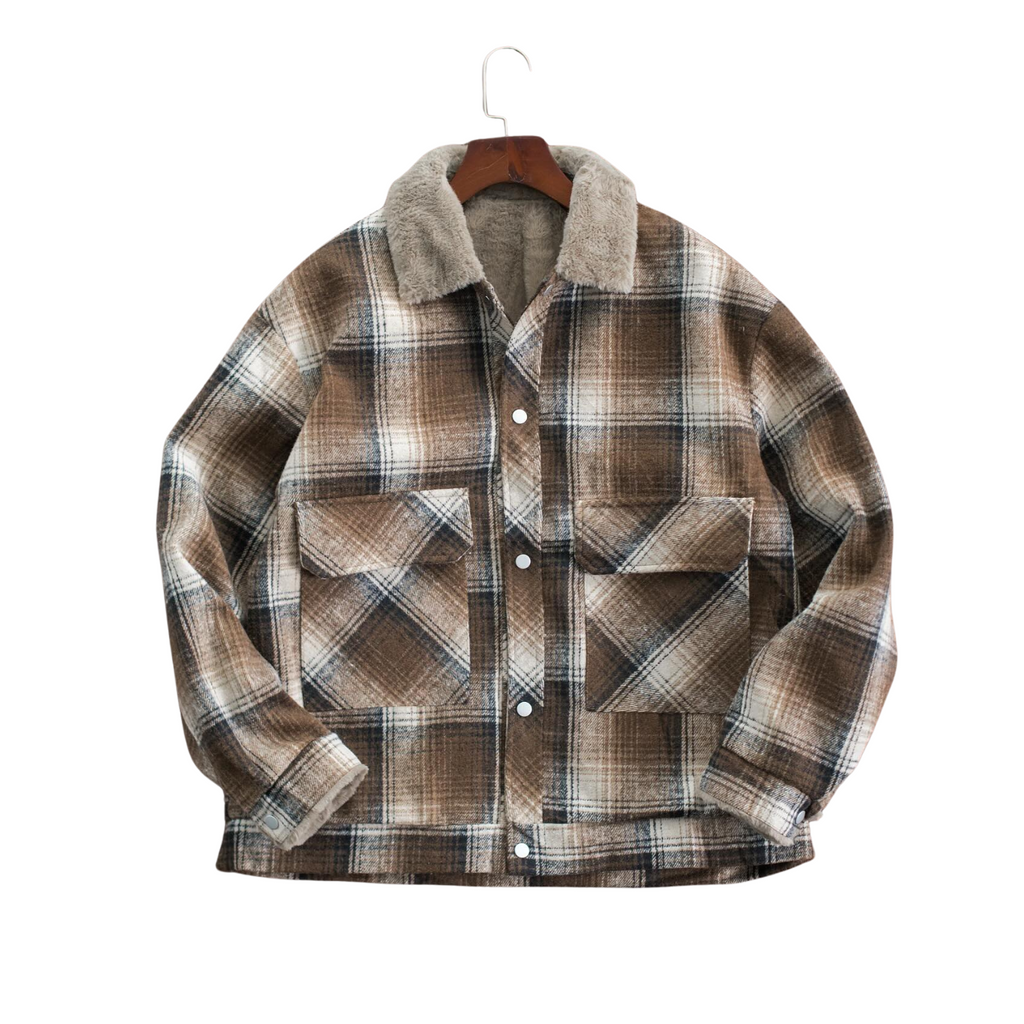 Men’s Check Lined Plaid Jackets - bamn.