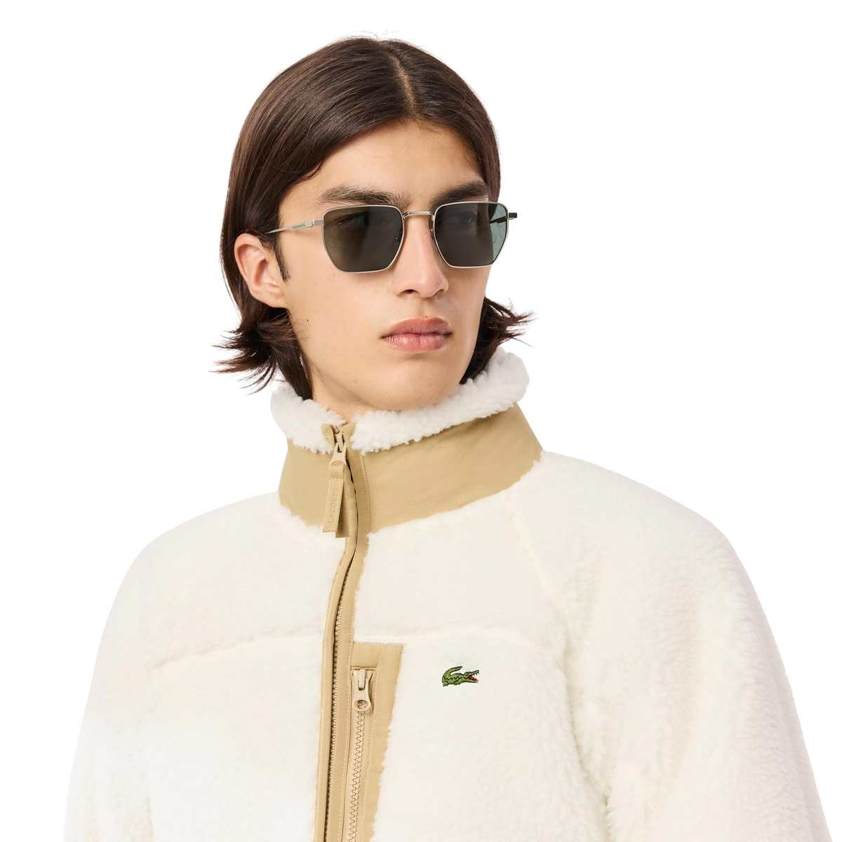 Lacoste Sherpa Fleece Jacket - bamn.
