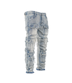 Men's Multi- Pocket Denim Jeans - bamn.