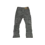 Men's Splatter Slim Flare Cargo Jeans - bamn.