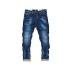 Men's Cuffed Distressed Denim Jeans - bamn.
