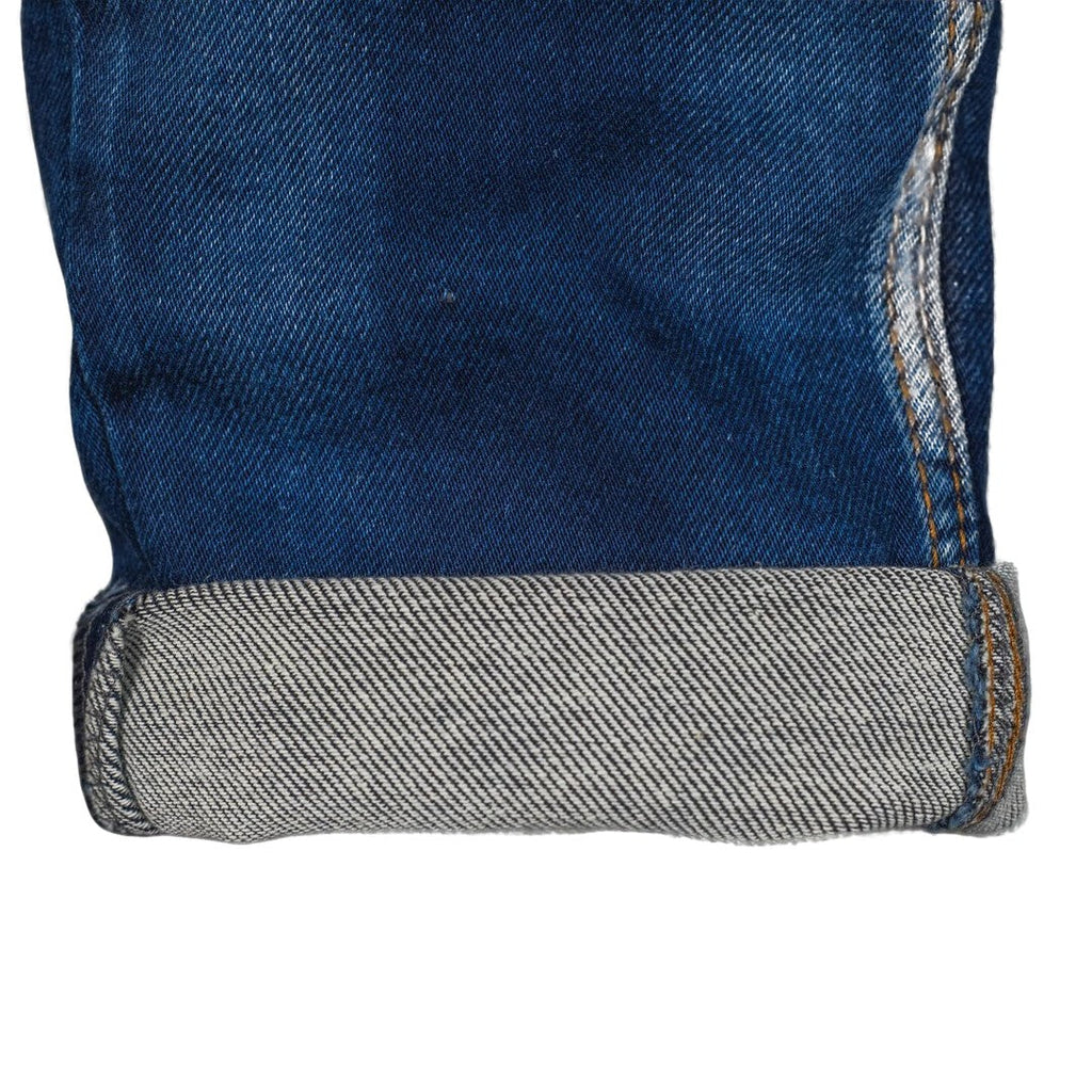 Men's Cuffed Distressed Denim Jeans - bamn.