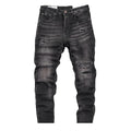 Men's Black Distressed Denim - bamn.