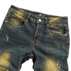 Men's Distressed Gradient Denim Jeans - bamn.