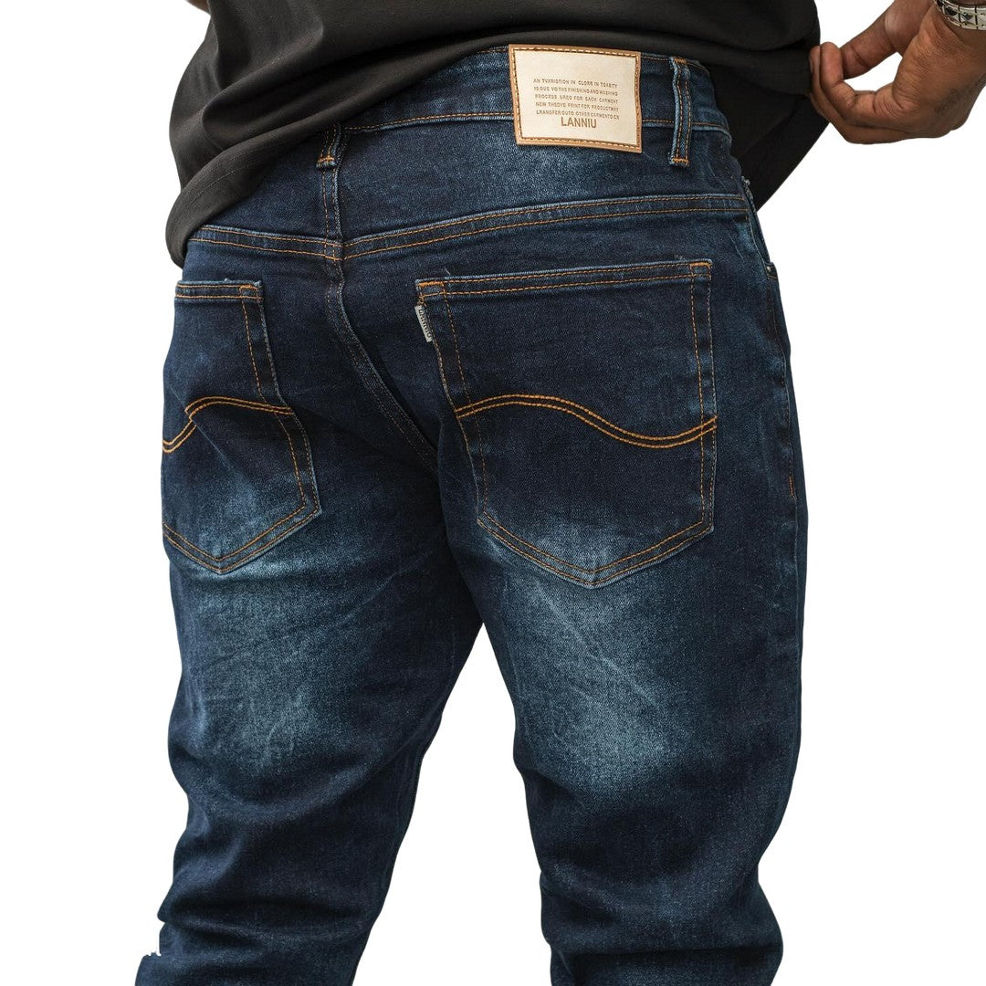 Men's Classic Slim Denim Jeans - bamn.