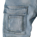 Denim Cargo Jeans - bamn.