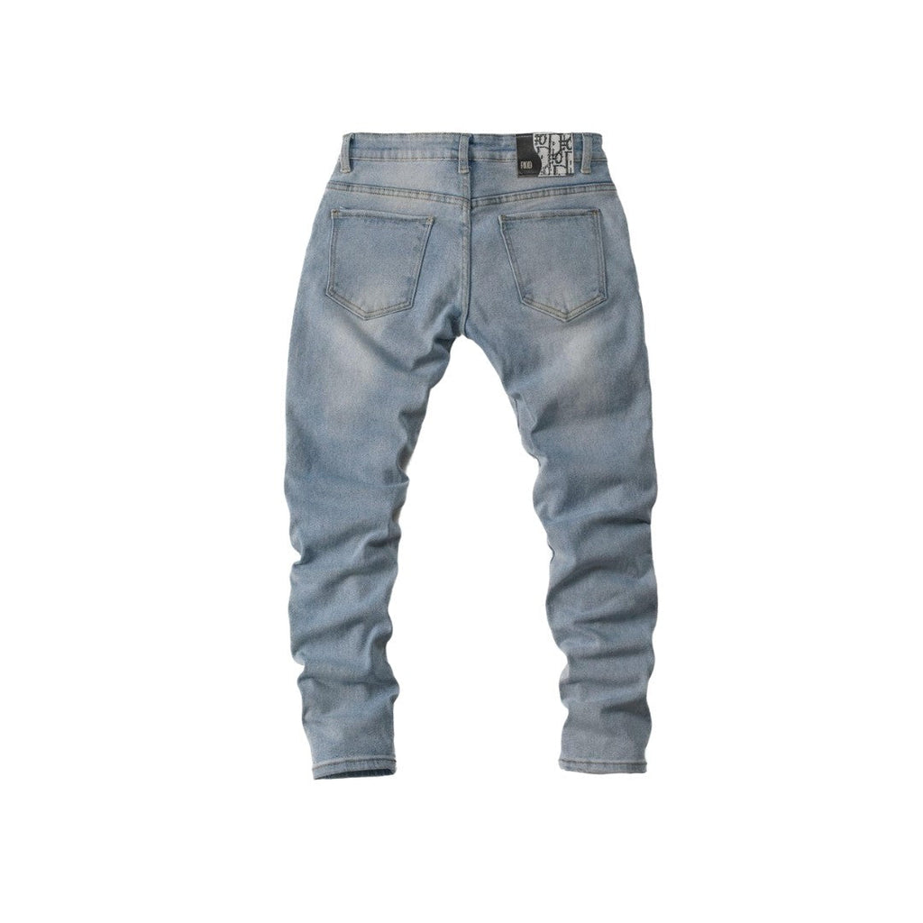 Denim Cargo Jeans - bamn.