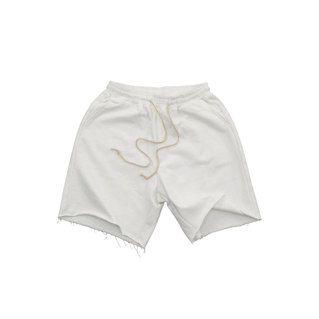 Plain cotton sweat shorts - bamn.