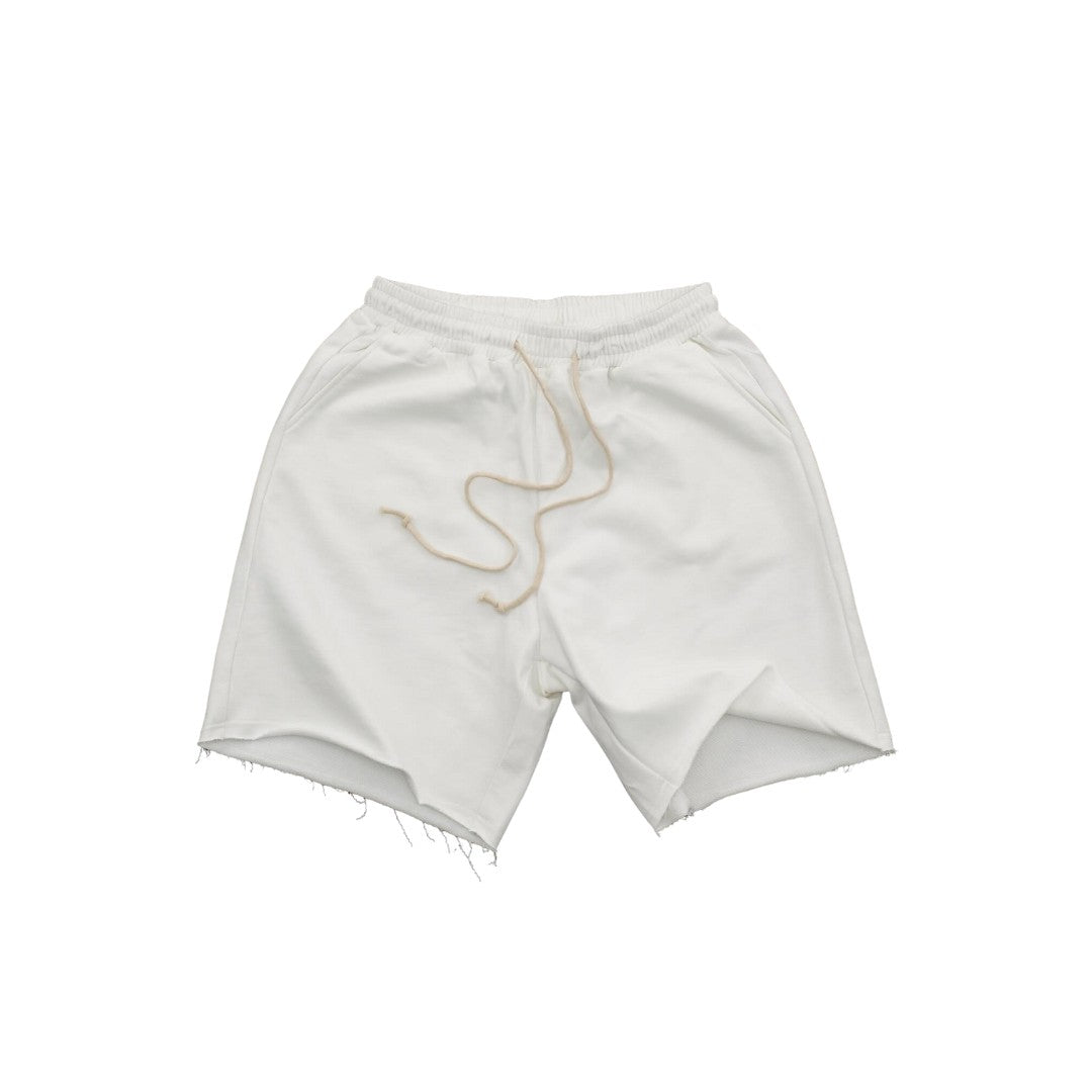 Plain cotton sweat shorts - bamn.