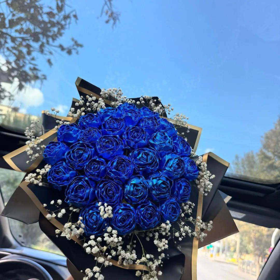 Glitter Flower Roses - bamn.