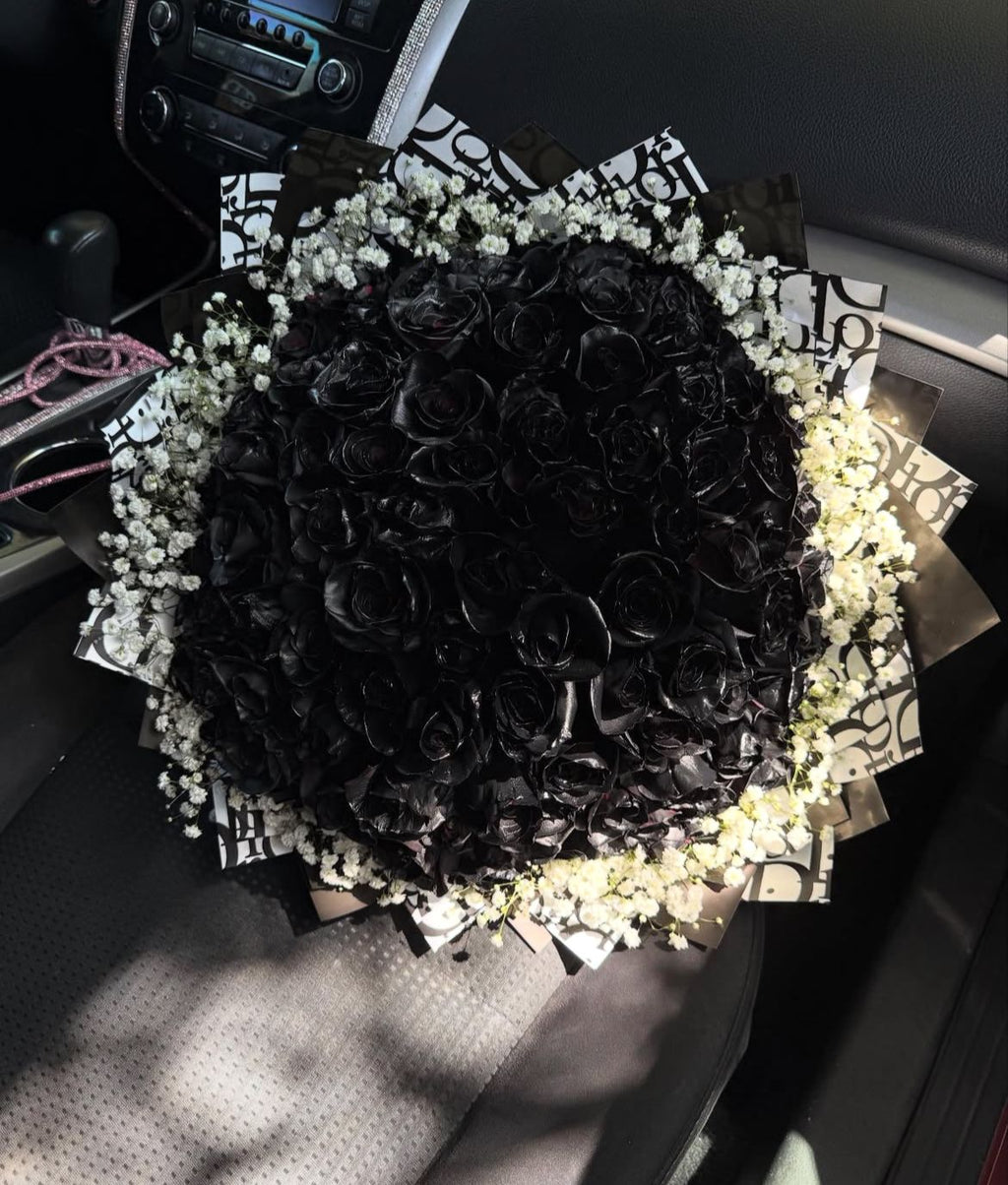 Glitter Flower Roses - bamn.