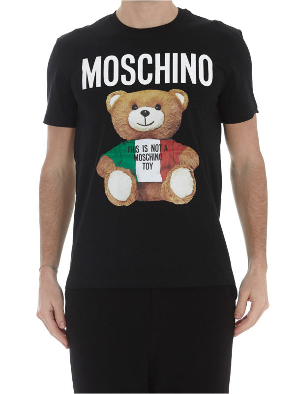 Moschino Italian Teddy Cotton T-shirt - bamn.