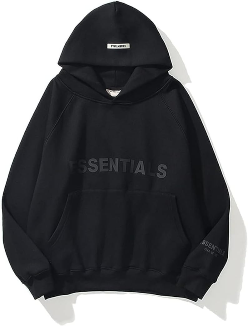 Fear of God Essentials Hoodie "Black" - bamn.