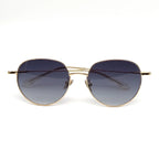 Round Classic Gold Frame Sunglasses - bamn.