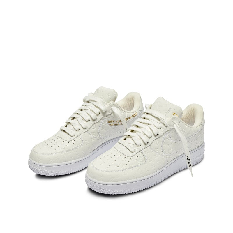 Nike Air Force 1 White x Louis Vuitton - bamn.