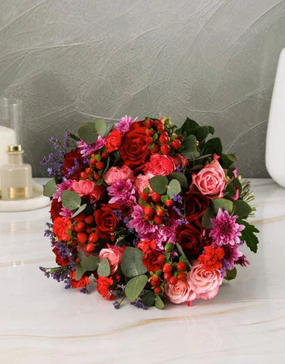 Pretty In Pink Mixed Flowers - bamn.