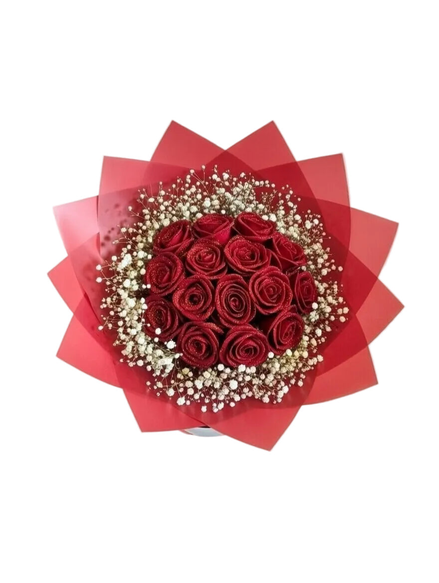 Glitter Flower Roses - bamn.