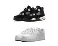 Nike Jordan 4 “White Thunder” x AirForce 1 - bamn.