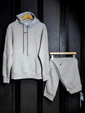 Nike Tracksuit with a Hoodie "Grey" - bamn.