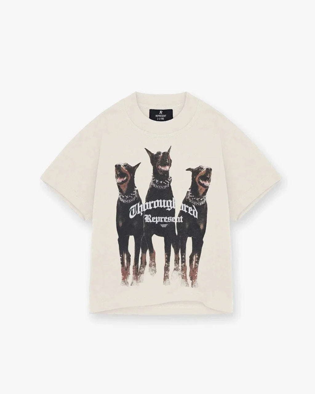 Represent Thoroughbred T-Shirt Vintage White - bamn.
