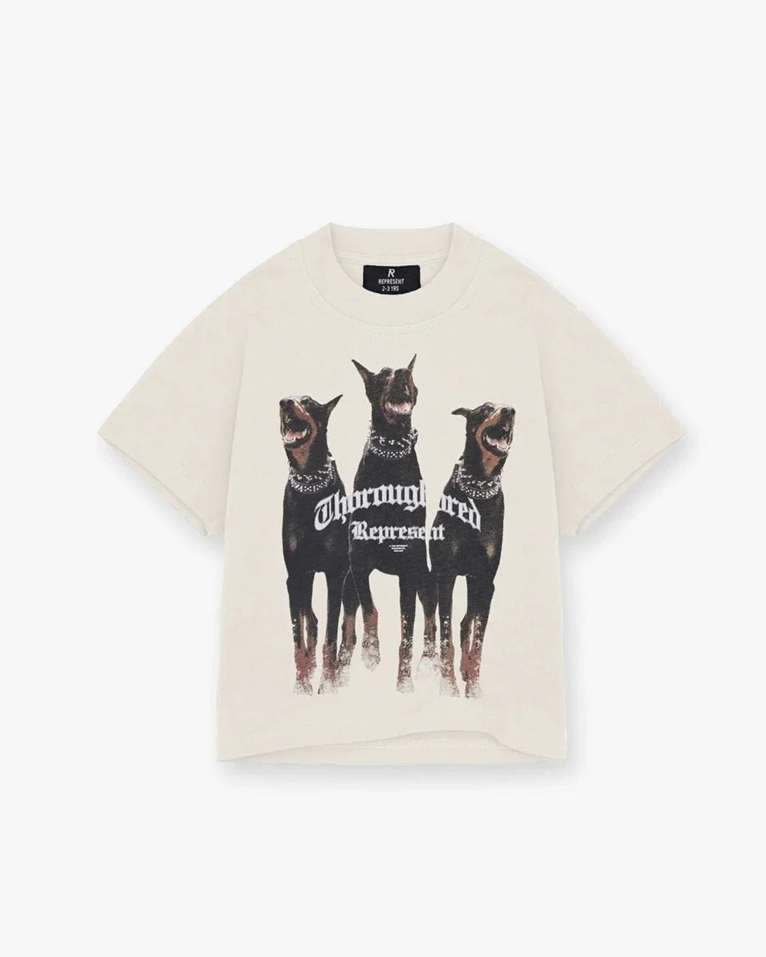 Represent Thoroughbred T-Shirt Vintage White - bamn.